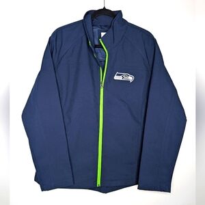 NFL Seattle Seahawks Blue and Green Jacket Logo XL